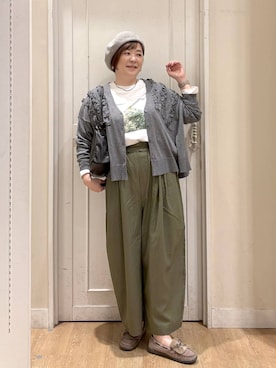 さかもってぃさん（レディース・163cm）の秋コーディネート