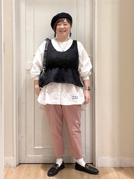 さかもってぃさん（レディース・163cm）の春コーディネート