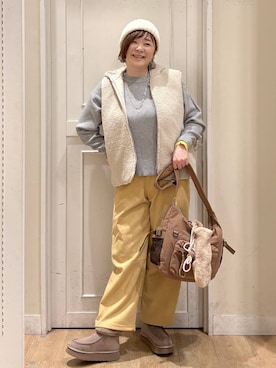 さかもってぃさん（レディース・163cm）の冬コーディネート