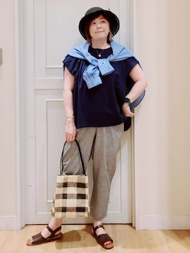 さかもってぃさん（レディース・164cm）の夏コーディネート