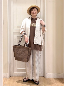 さかもってぃさん(レディース・163cm)の春コーディネート