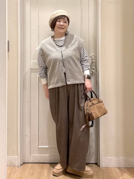 さかもってぃさん（レディース・163cm）の冬コーディネート