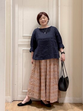 さかもってぃさん（レディース・163cm）の春コーディネート