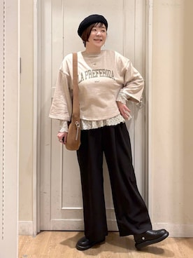 さかもってぃさん（レディース・163cm）の冬コーディネート