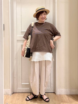 さかもってぃさん(レディース・163cm)の夏コーディネート