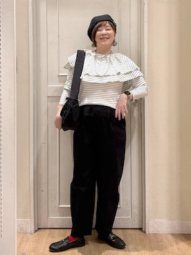 さかもってぃさん（レディース・163cm）の春コーディネート