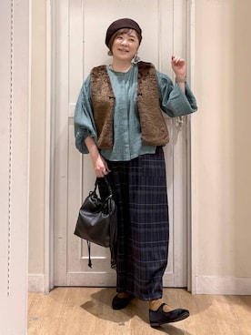 さかもってぃさん（レディース・163cm）の秋コーディネート