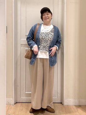 さかもってぃさん（レディース・163cm）の冬コーディネート