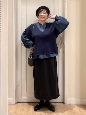 さかもってぃさん（レディース・163cm）の冬コーディネート