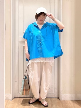 さかもってぃさん(レディース・163cm)の春コーディネート