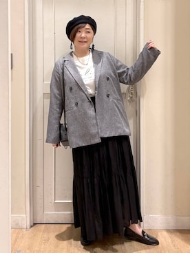 さかもってぃさん（レディース・163cm）の冬コーディネート