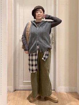 さかもってぃさん（レディース・163cm）の冬コーディネート