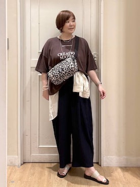 さかもってぃさん（レディース・163cm）の夏コーディネート