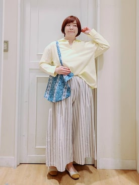 さかもってぃさん（レディース・164cm）の春コーディネート