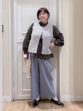 さかもってぃさん（レディース・163cm）の秋コーディネート