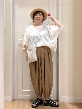 さかもってぃさん（レディース・163cm）の夏コーディネート