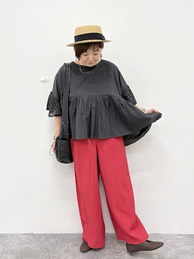 さかもってぃさん(レディース・163cm)の夏コーディネート