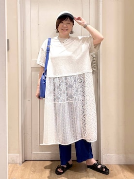 さかもってぃさん(レディース・163cm)の夏コーディネート