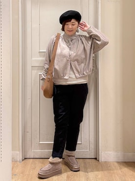 さかもってぃさん（レディース・163cm）の冬コーディネート