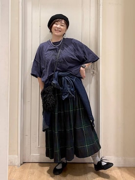 さかもってぃさん（レディース・163cm）の秋コーディネート