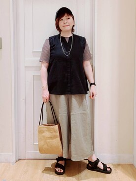 さかもってぃさん（レディース・164cm）の夏コーディネート