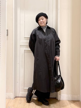 「アイテム（ワンピース/ドレス）」を使った、さかもってぃさん（レディース・163cm・40代）の冬コーディネート