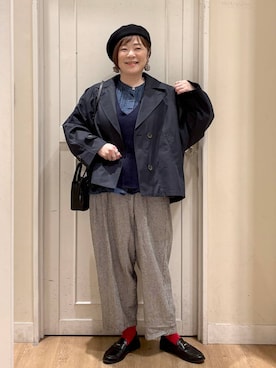 さかもってぃさん（レディース・163cm）の春コーディネート