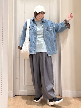 「アイテム（シューズ）」を使った、さかもってぃさん（レディース・163cm・40代）の秋コーディネート