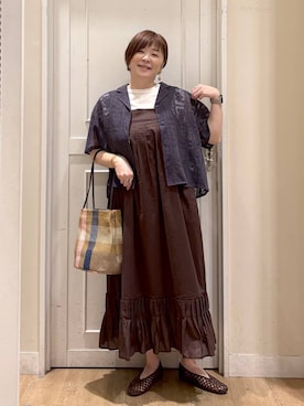 さかもってぃさん（レディース・163cm・40代）の夏コーディネート