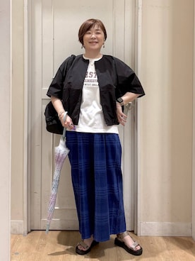 さかもってぃさん(レディース・163cm)の夏コーディネート