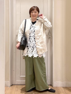 さかもってぃさん（レディース・163cm）の春コーディネート