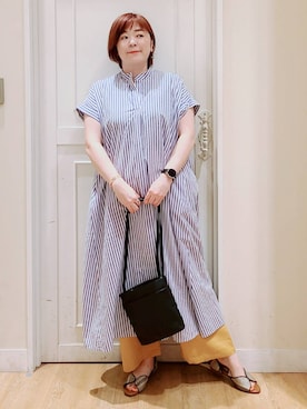 「アイテム（ワンピース/ドレス）」を使った、さかもってぃさん（レディース・164cm・40代）の夏コーディネート