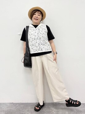 さかもってぃさん（レディース・163cm）の夏コーディネート