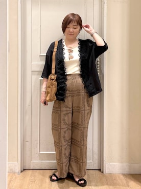さかもってぃさん（レディース・163cm）の春コーディネート