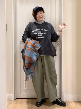 さかもってぃさん（レディース・163cm）の秋コーディネート