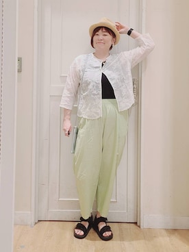 さかもってぃさん（レディース・164cm）の夏コーディネート