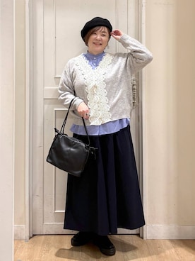 さかもってぃさん（レディース・163cm）の秋コーディネート