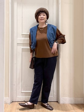 さかもってぃさん(レディース・163cm)の秋コーディネート