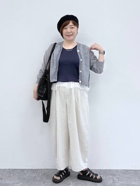 さかもってぃさん（レディース・163cm）の春コーディネート