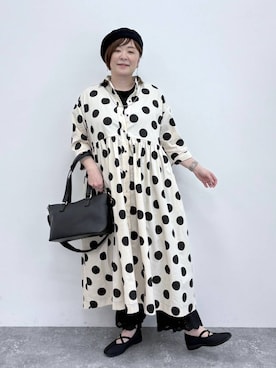 さかもってぃさん（レディース・163cm）の春コーディネート