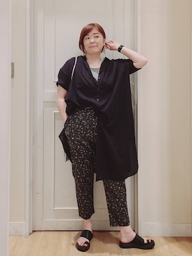 「アイテム（ワンピース/ドレス）」を使った、さかもってぃさん（レディース・164cm・40代）の夏コーディネート