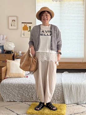 さかもってぃさん(レディース・163cm)の春コーディネート