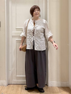 さかもってぃさん（レディース・163cm）の秋コーディネート