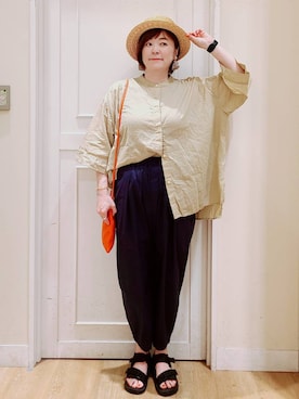 さかもってぃさん（レディース・164cm）の夏コーディネート