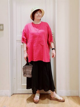 さかもってぃさん(レディース・164cm)の夏コーディネート