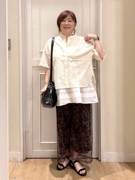 さかもってぃさん（レディース・163cm）の夏コーディネート