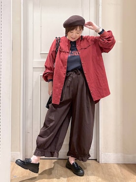 さかもってぃさん(レディース・163cm)の秋コーディネート
