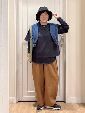 さかもってぃさん（レディース・163cm・40代）の秋コーディネート
