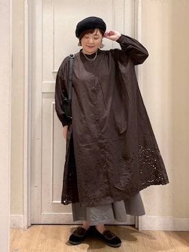 さかもってぃさん（レディース・163cm）の秋コーディネート