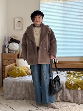 さかもってぃさん（レディース・163cm）の冬コーディネート